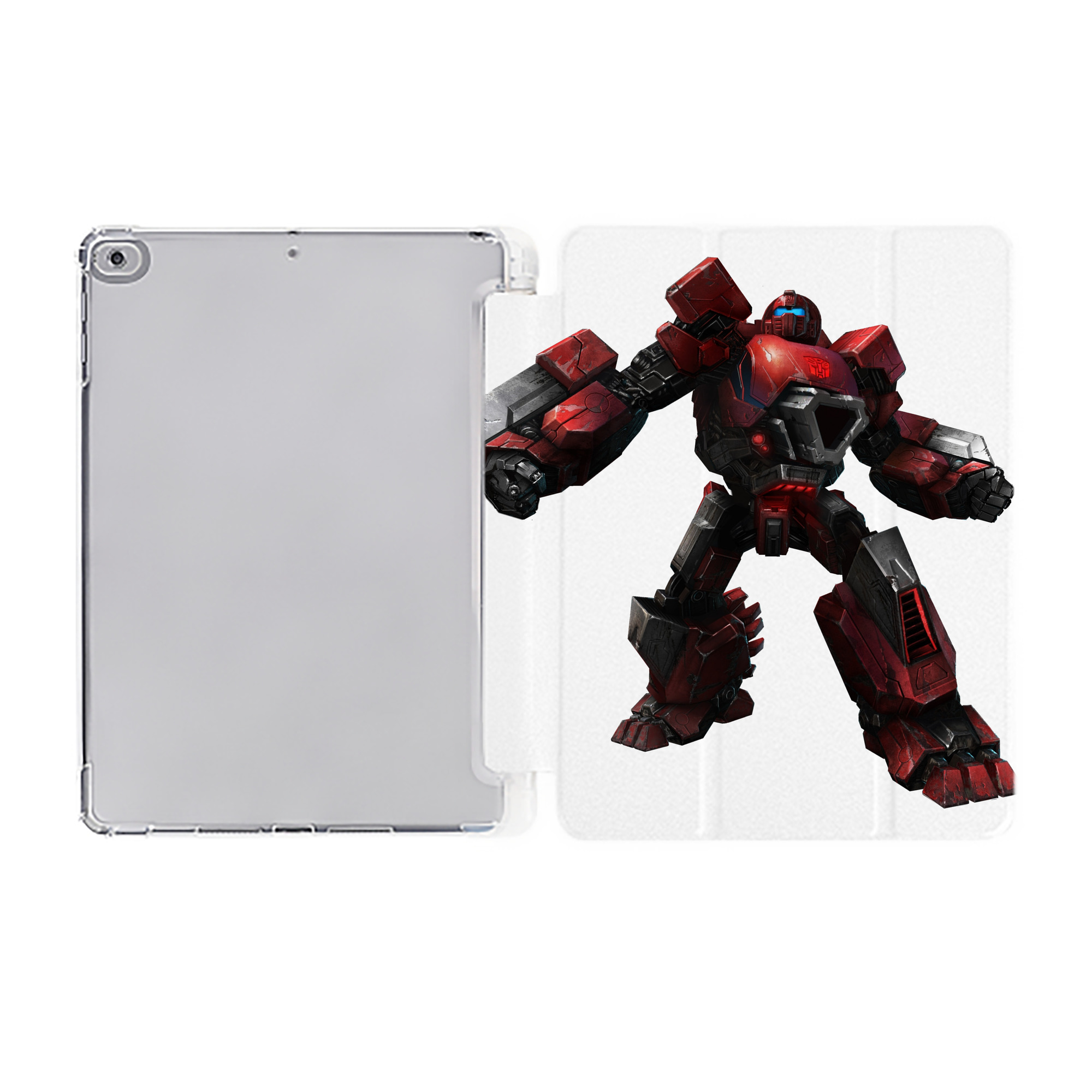 （画像用）  IPad ケース ペン収納付き 三つ折りスタンド PUレザー×シリコン 対応機種9.5/10.5/10.9インチ